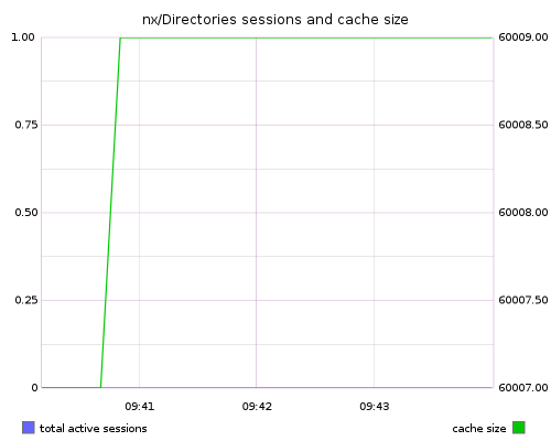 nx/Directories sessions and cache size